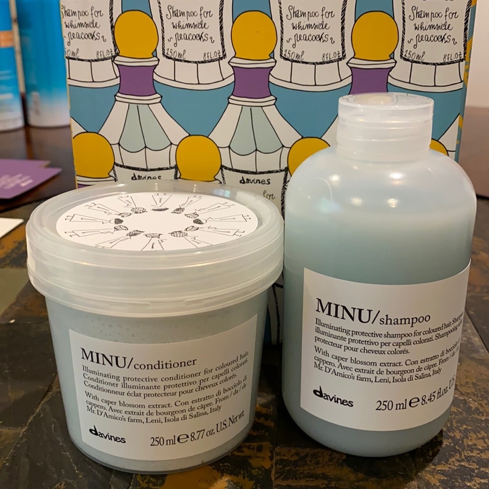 Davines Colours Minu Shampoo Conditioner 8.77 oz